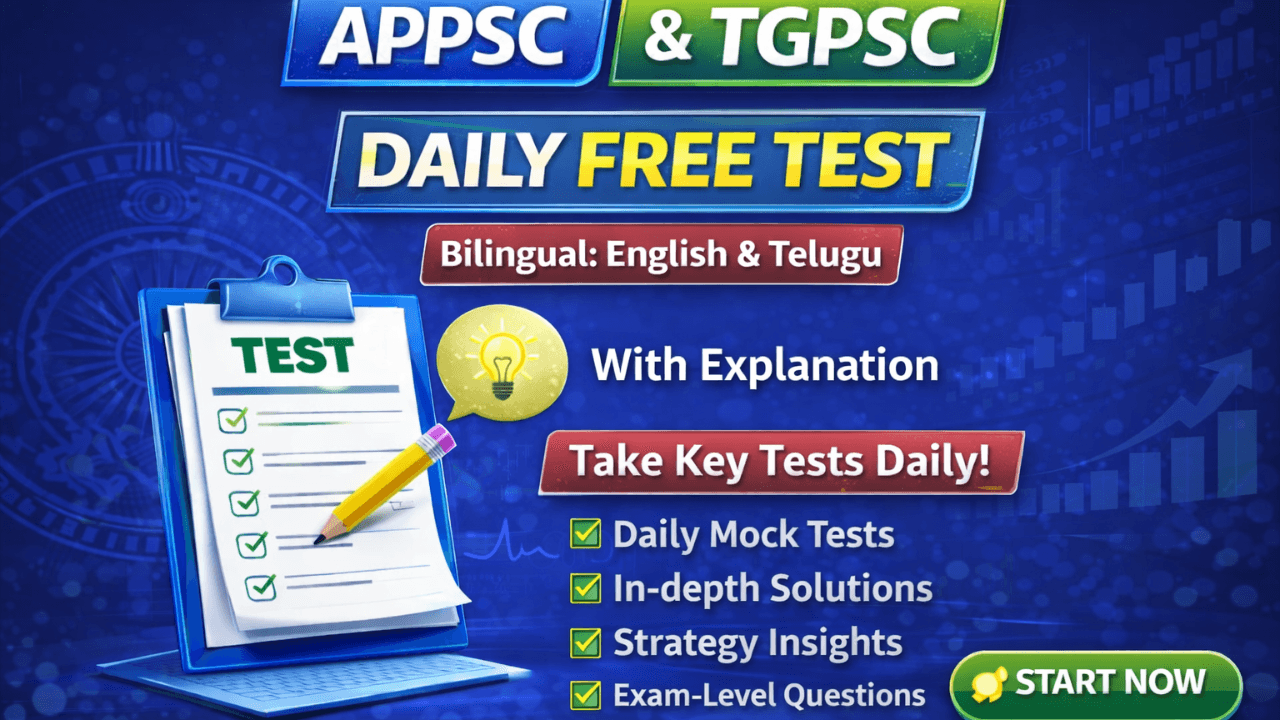 APPSC & TGPSC Group 2 Daily FREE Test Course